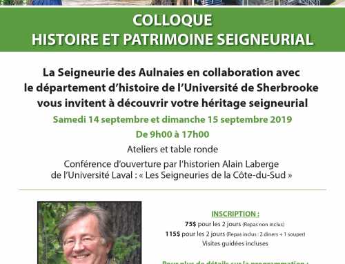 COLLOQUE SUR L&rsquo;HISTOIRE ET LE PATRIMOINE
