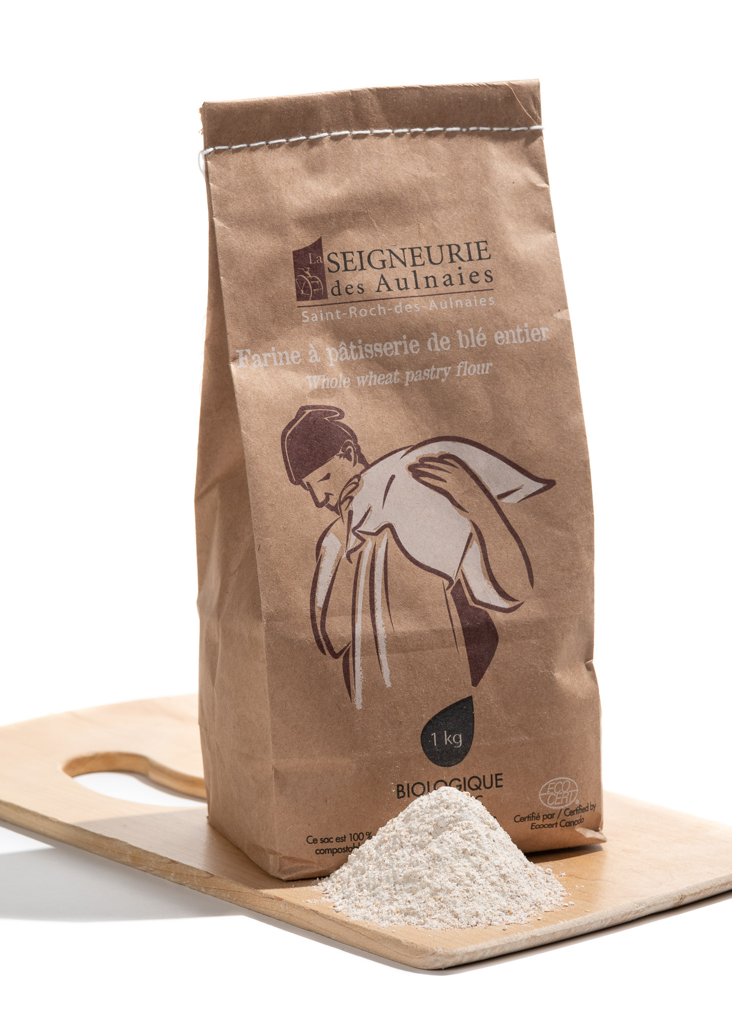 farine à pâtisserie blé entier