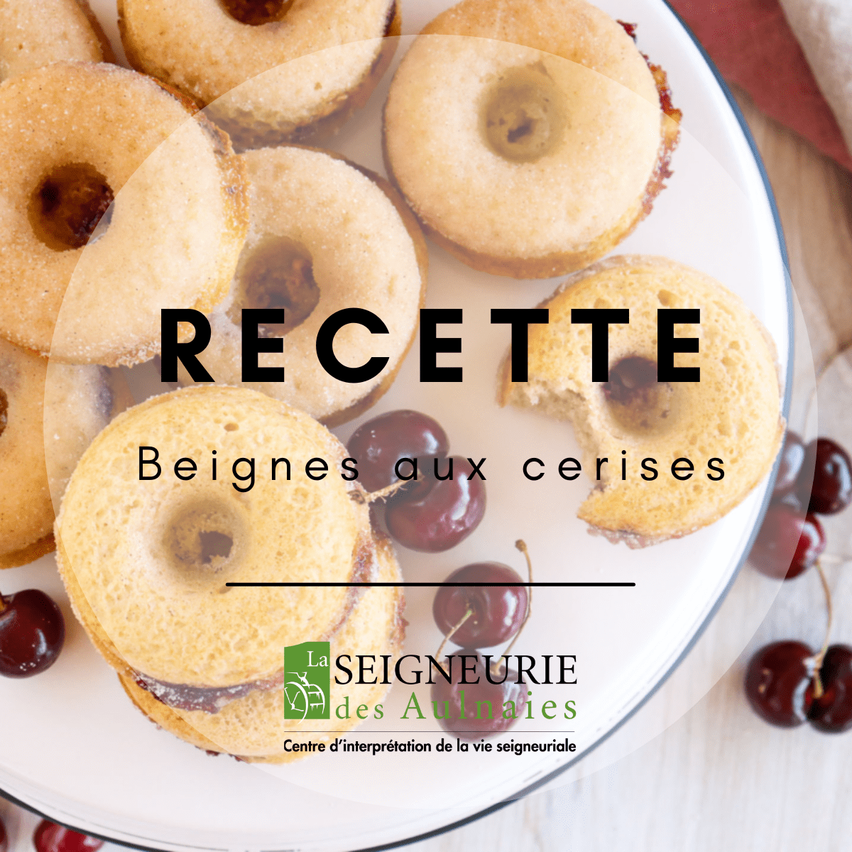 Beignes aux cerises