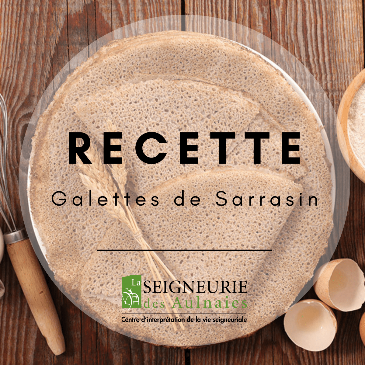 Recettes de Galettes de sarrasin avec de la farine biologique
