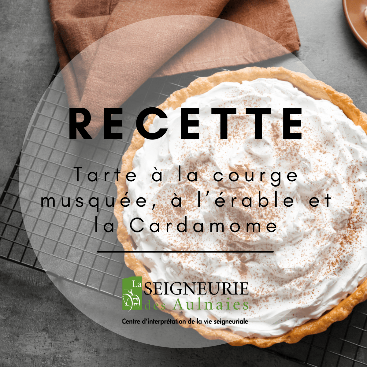 Tarte sucrée à la Courge Musquée