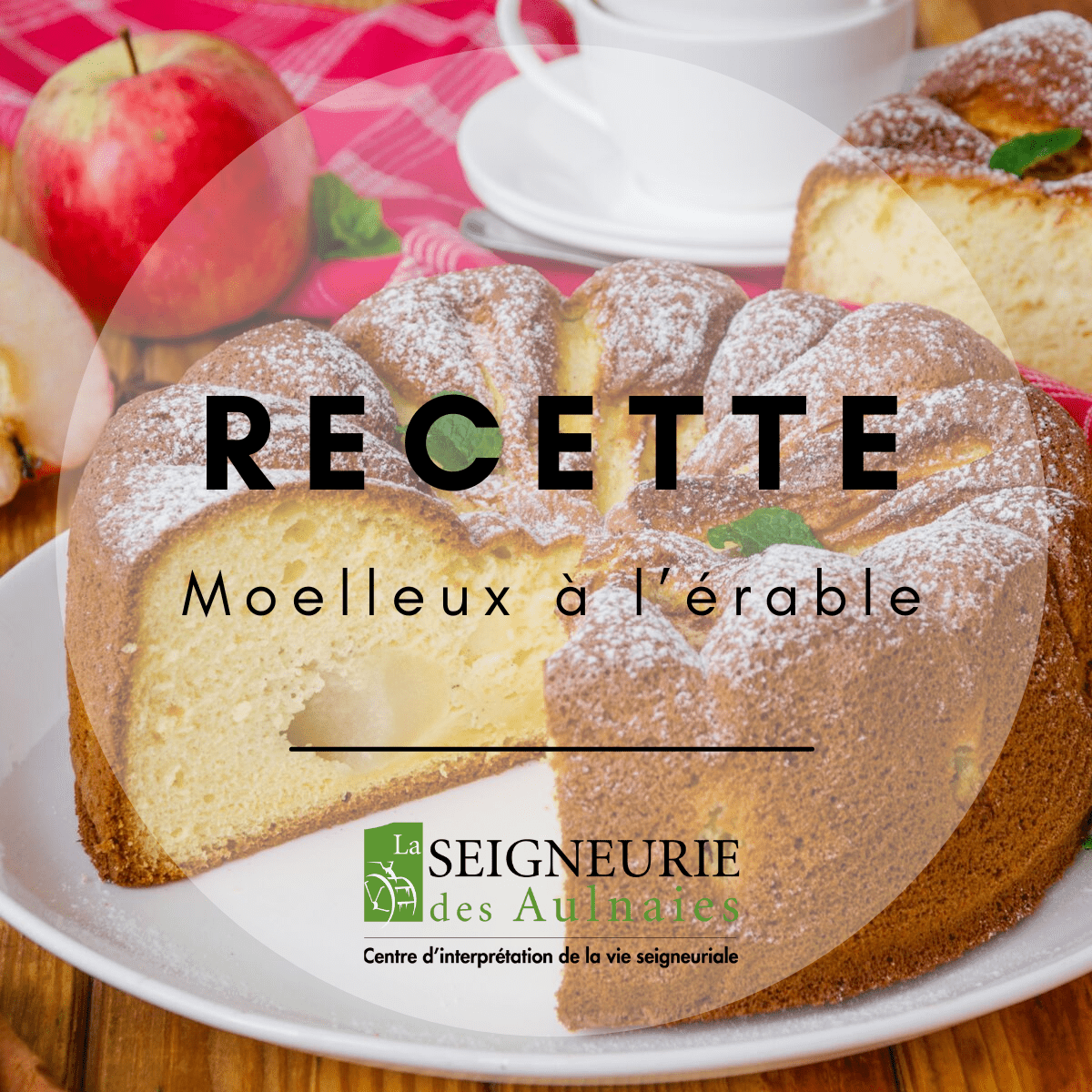Recettes de moelleux à l'érable