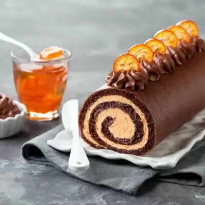 buche de noël artisanale au chocolat