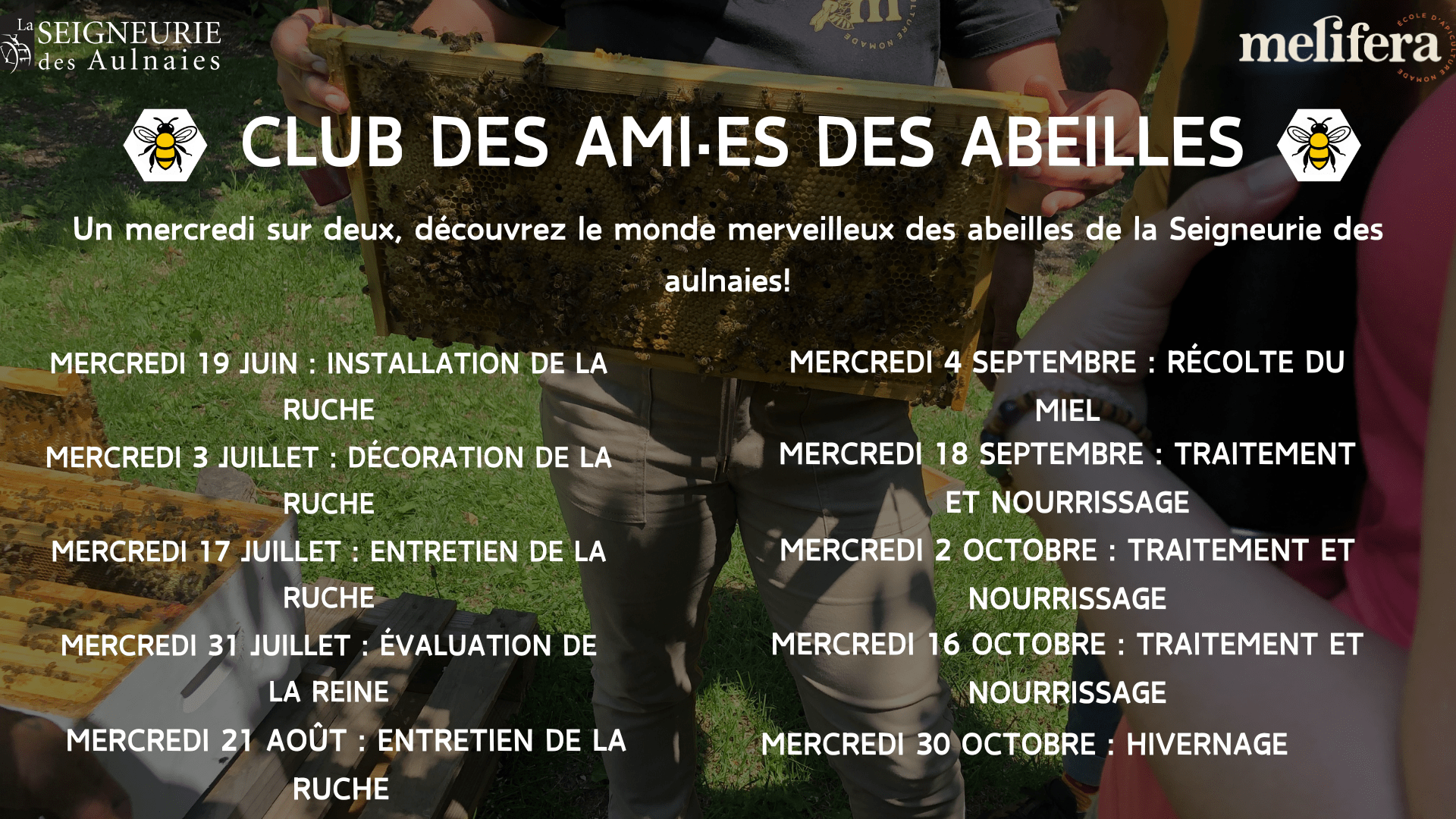 Activités de Melifera pour les familles