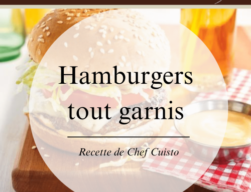 Hamburgers tout garnis maison